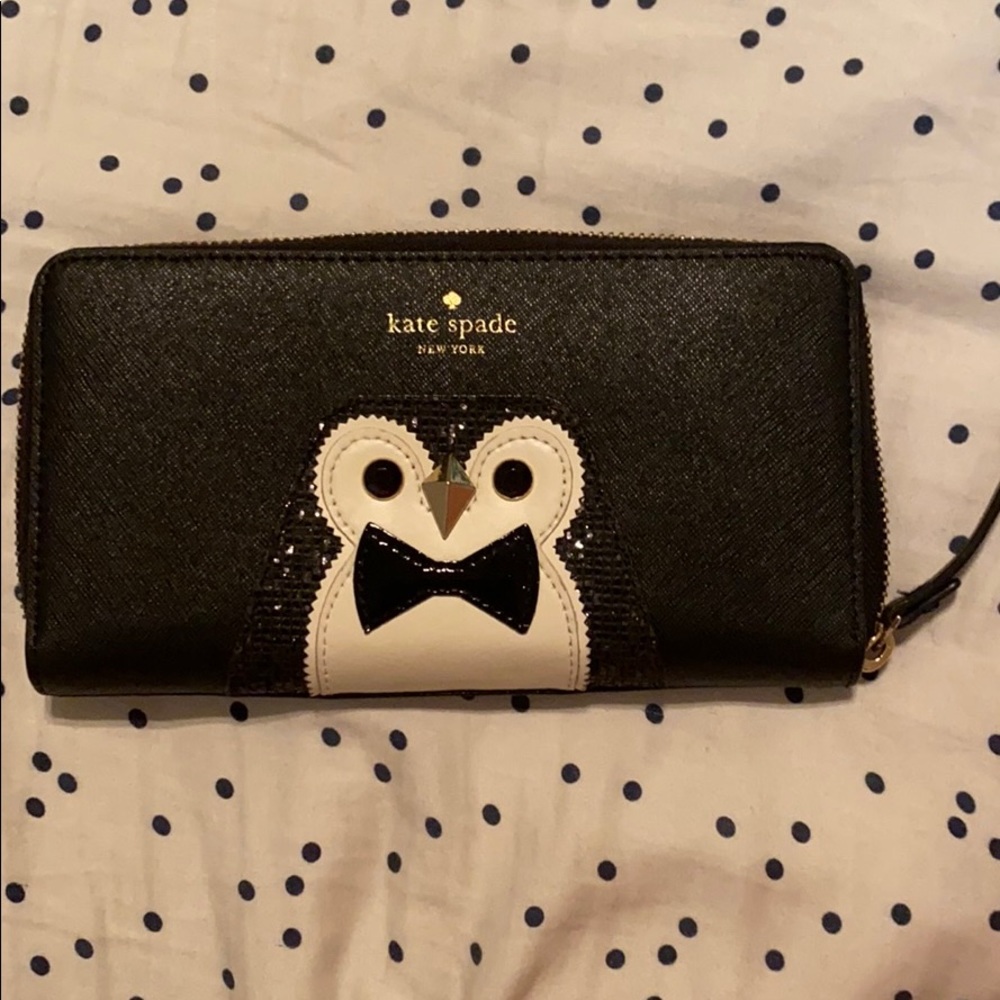 Kate spade penguin wallet